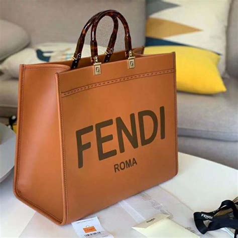 brown leather fendi suitcase|fendi black handbags.